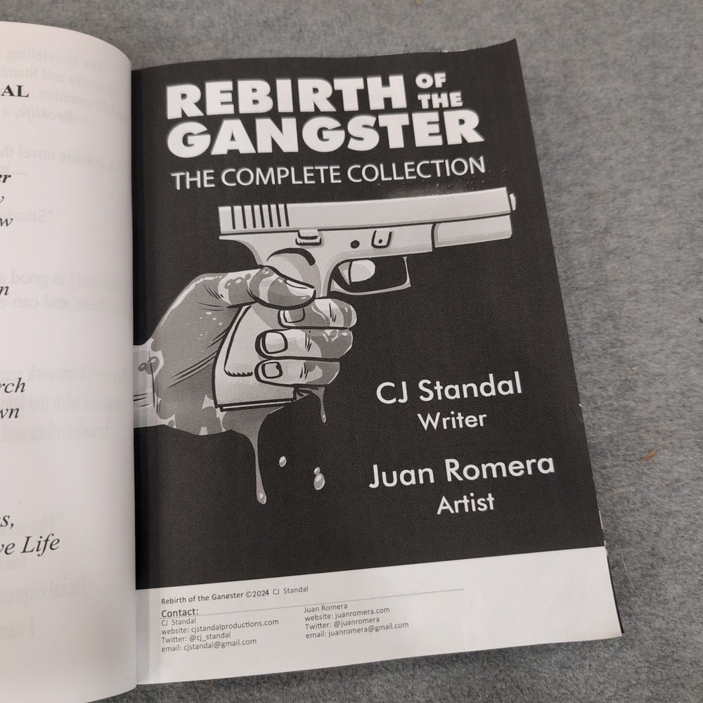 Rebirth of the Gangster Complete Collection CJ Standal Juan Romera Noir Comic - Picture 3 of 4